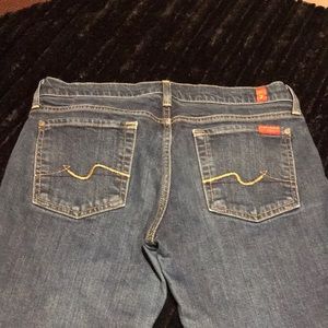 7 for all Mankind straight cut jeans - dark wash